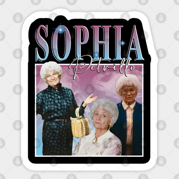 Sophia Homage Sticker by GraphicTeeShop